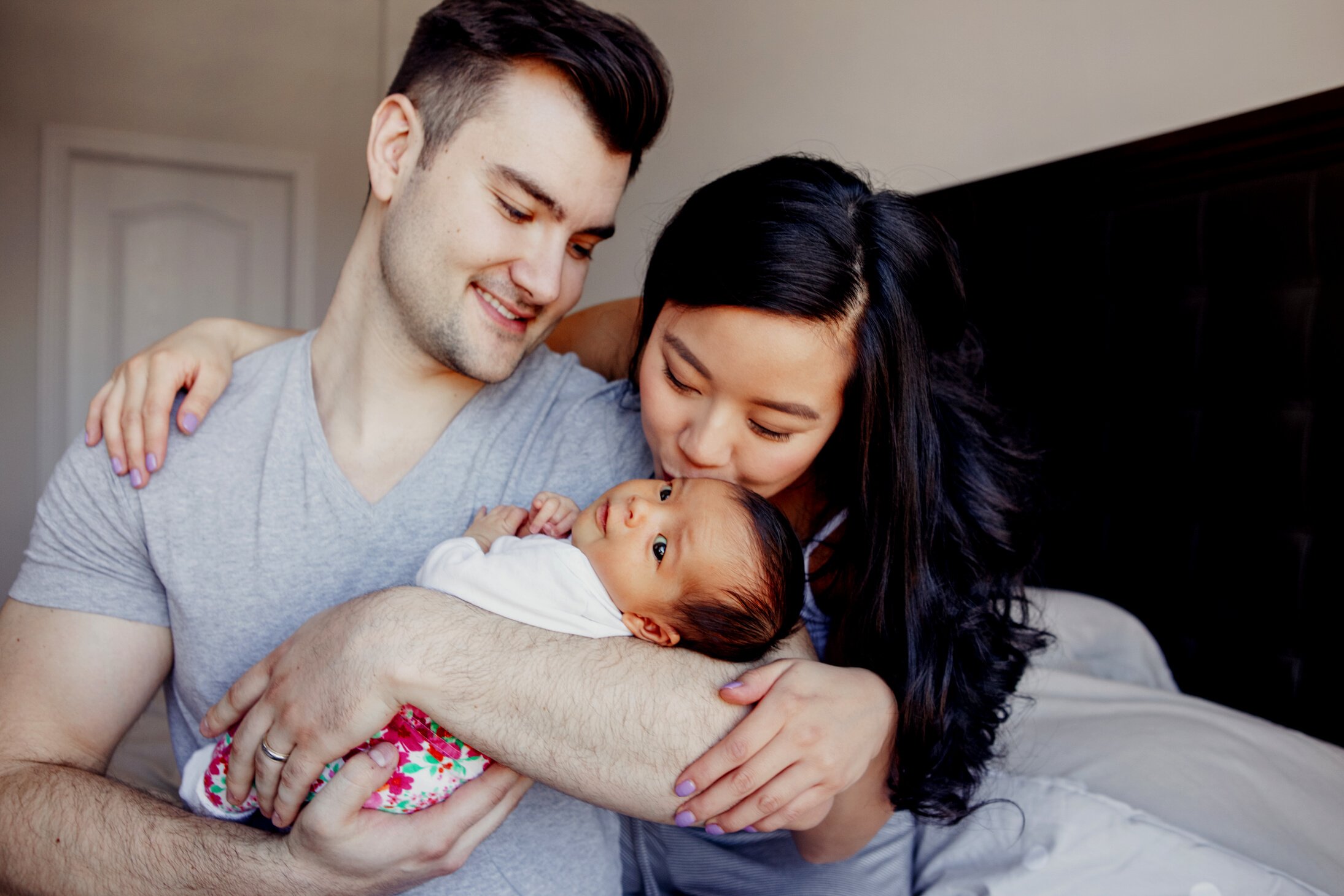 Parents with Newborn Baby